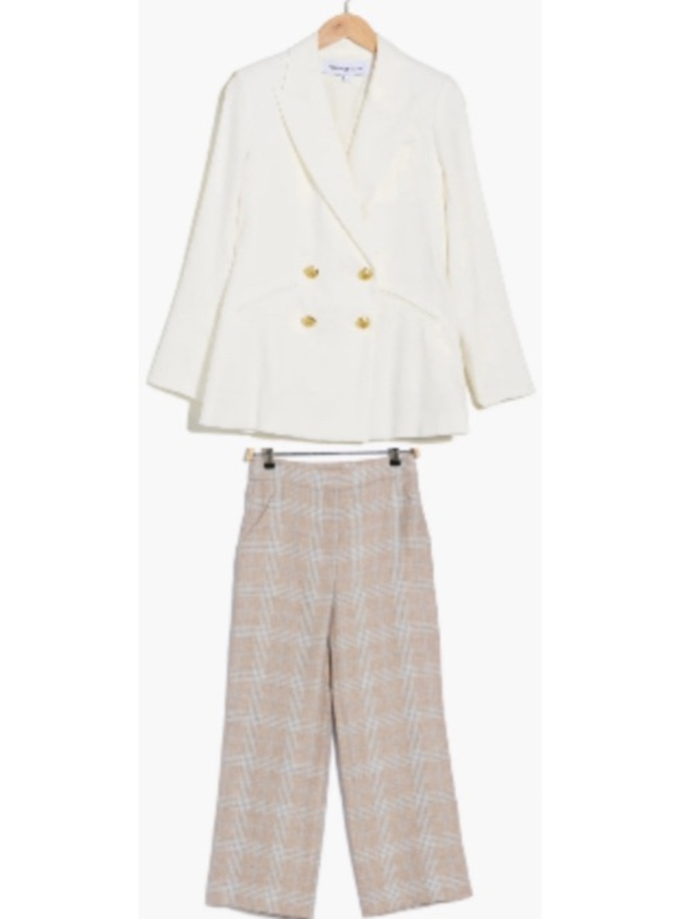 VERONICA BEARD SUIT: Dale Blazer Jacket Linen + Brixton Pant Sz 2 - NWT $1,193
